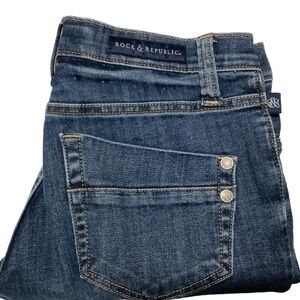 ROCK & REPUBLIC Kashmiere Straight Leg‎ Jeans - Size 6S
